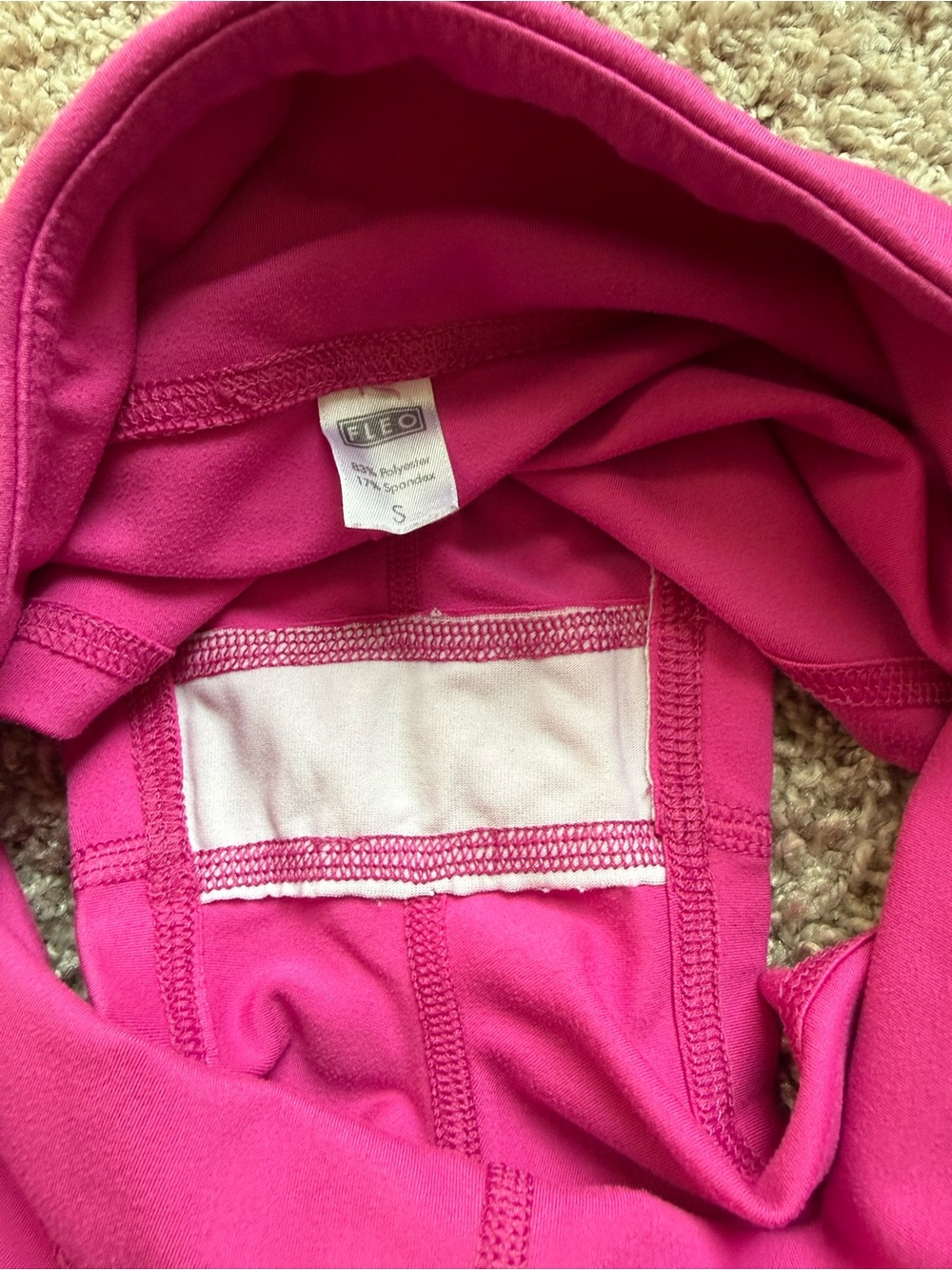 High Rise Fleo Shorts - Picture 3 of 4